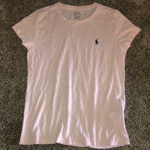 Polo Ralph Lauren baby pink T-shirt.